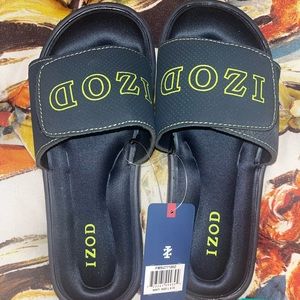 Men’s IZOD Slides. Size Large 9-10. New with tags.